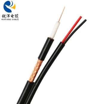 Câble coaxial RG6 à conducteur en cuivre nu