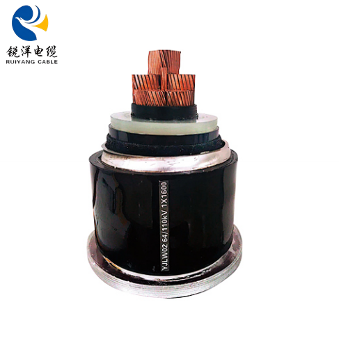 Câble d'alimentation isolé extrudé 64/110 kV