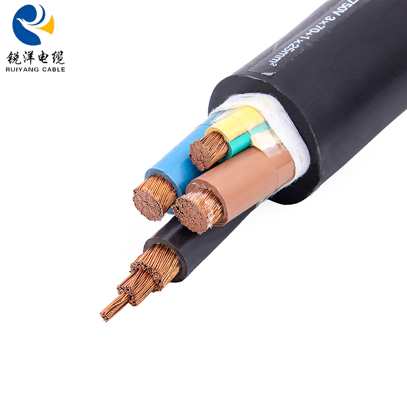 Câble gainé de caoutchouc YCW