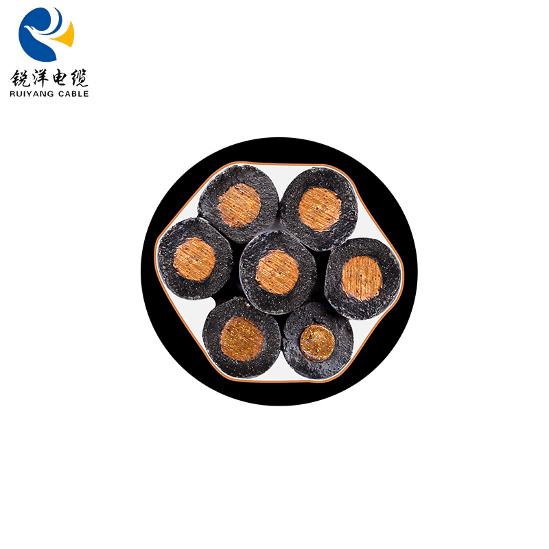 كابل تحكم كيه في في بي-مُغطى بطبقة من أسلاك النحاس ومُضفر ومُغطى بـ بولي فينيل كلوريد ومُغطى بـ بولي فينيل كلوريد ومُغطى بـ بولي فينيل كلوريد