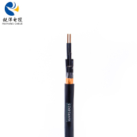 كابل تحكم كيه في في بي 2-موصل نحاسي معزول ومغلف بمادة بولي فينيل كلوريد مع شريط فولاذي