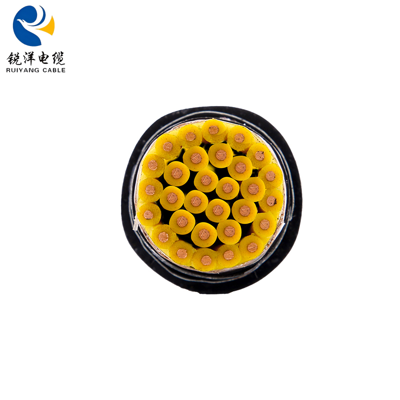 Cavo di controllo rivestito in PVC con armatura in nastro d'acciaio schermato a treccia KVVP22