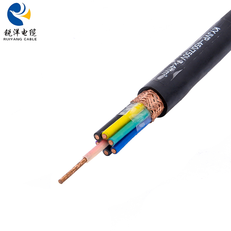 Cavo di controllo KYJVP-Braid schermato in polietilene reticolato isolato con guaina in PVC