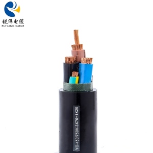rubber-sheathed cable