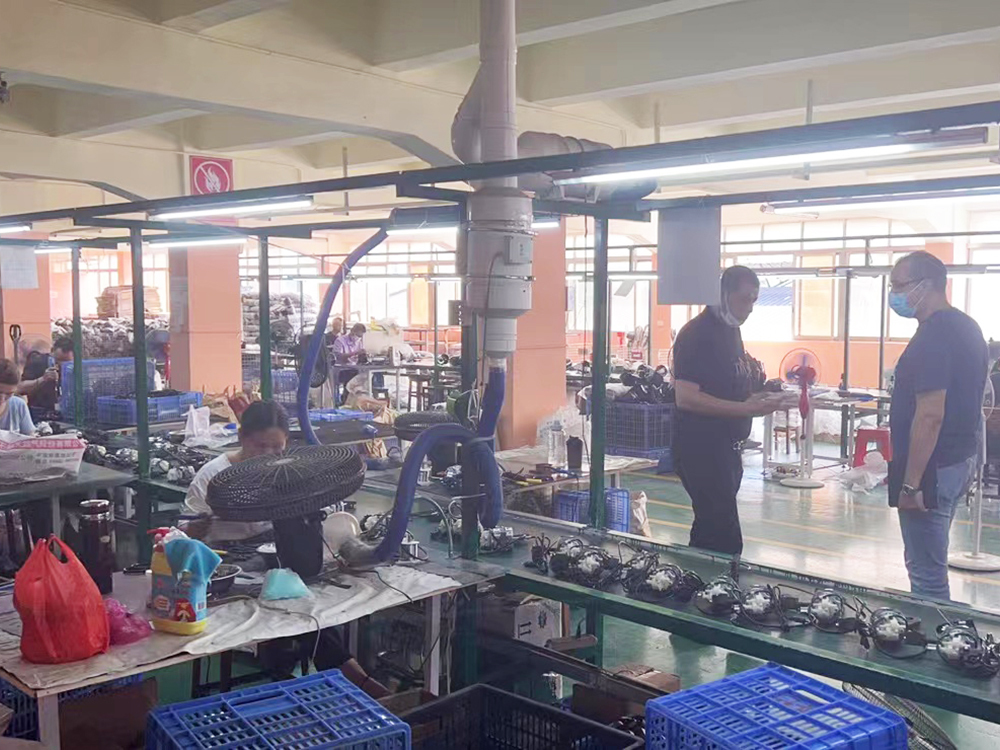 Customer Visit assemble line