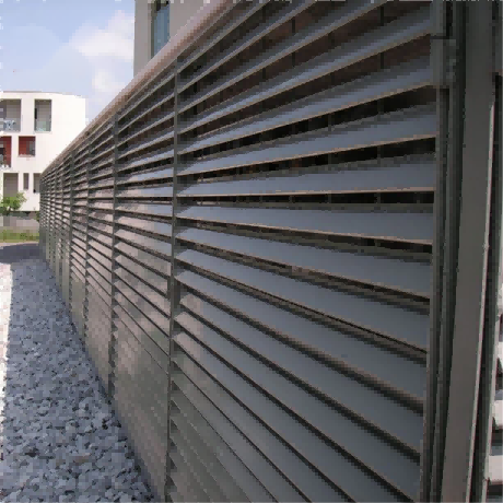 Exterior Aluminum Louver Fence