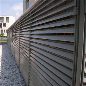 외부 알루미늄 루버 울타리