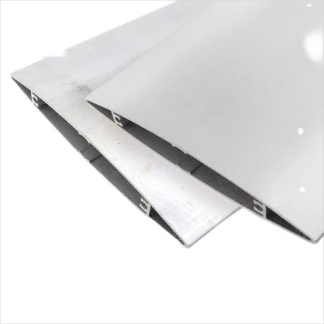 Powder Coated Aluminium Louver Blade Section For Apartment