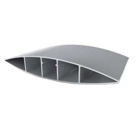 Powder Coated Aluminium Louver Blade Section For Apartment