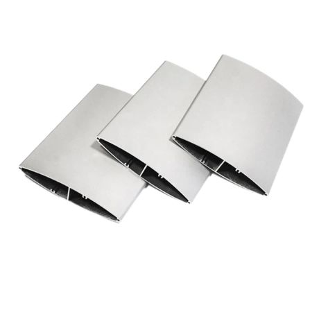 Powder Coated Aluminium Louver Blade Section For Apartment