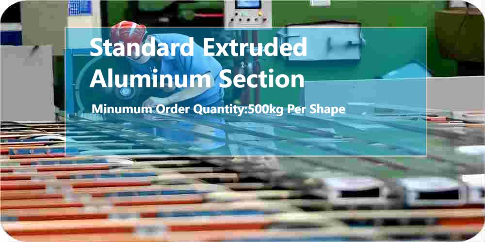 standard aluminum extruded