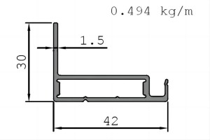 extruded aluminum