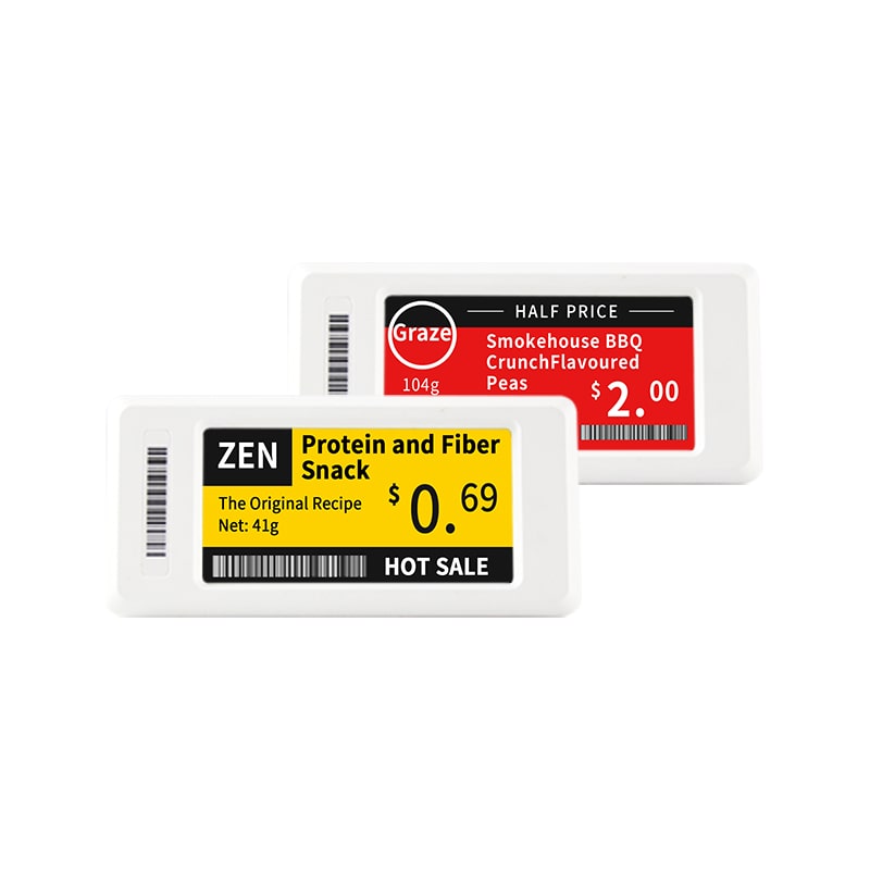 2.13 Inch Electronics Shelf Labels, Smart Retail Tags, Digital