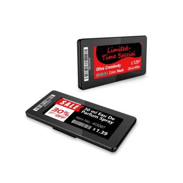 2,9-дюймовая электронная полочная бирка Стройный
 Ряд
