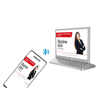 Bluetooth E-Paper Meeting Signage, APP support Android and IOS phone