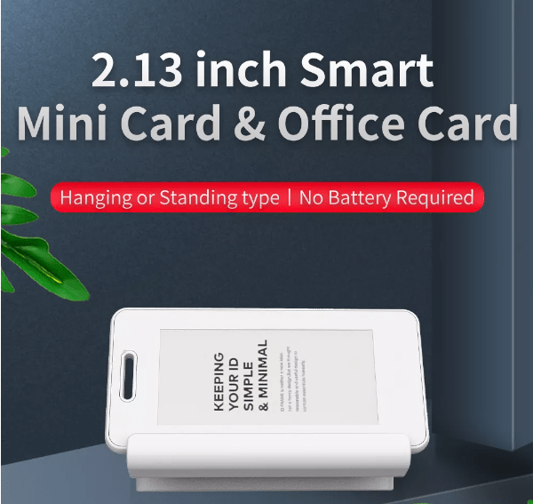 NFC e-ink smart card