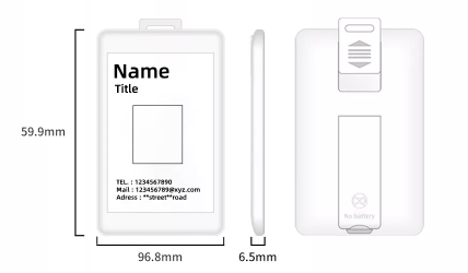 electronic Name badge