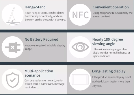 electronic Name badge