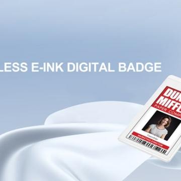 Digital e-ink name badge