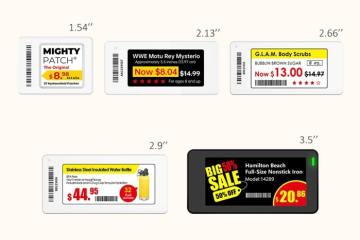 YalaTech a publié des étiquettes numériques 4 couleurs