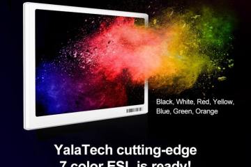 YalaTech lance une étiquette numérique 7 couleurs