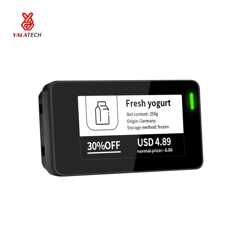 2,13-дюймовая многоязычная цифровая этикетка на полке морозильной камеры водонепроницаемая