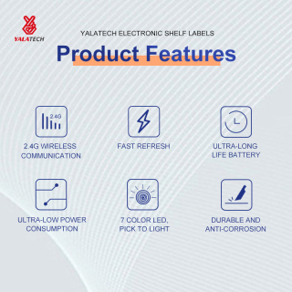 5.83 inch 3 color Electronic Shelf Label