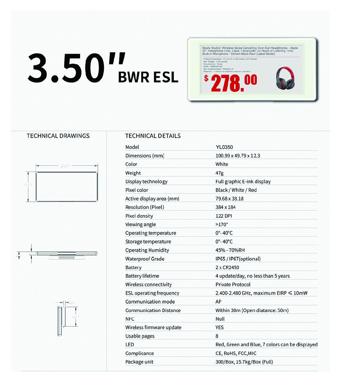 Electronic Shelf Label manufacturer