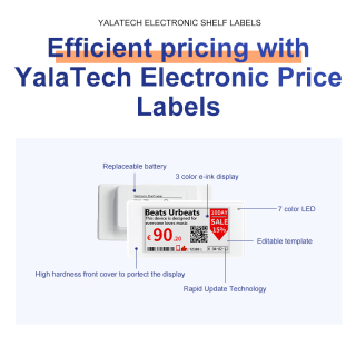 4.3 inch long size Electronic Shelf Label
