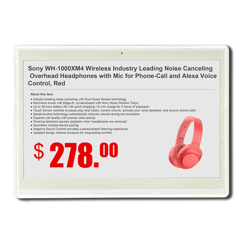 7.5 inch 3 color Electronic Shelf Label