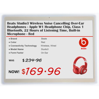 10.2 inch big size Electronic Shelf Label