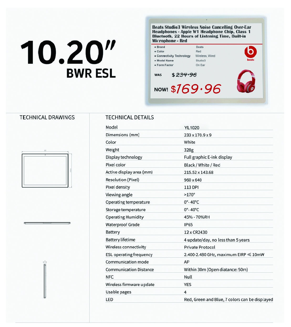 Electronic Shelf Label manufacturer