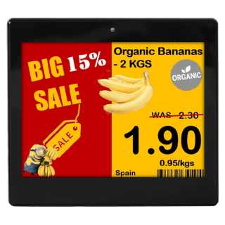 4.2 inch B/W/R/Y Four Colors ESL