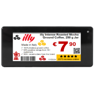 2.9 inch B/W/R/Y Four Colors ESL