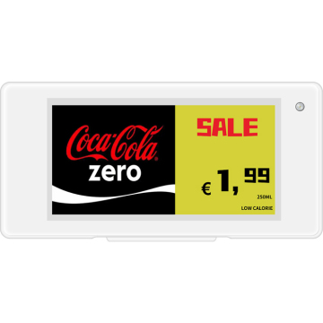 2.13 inch B/W/R/Y Four Colors ESL