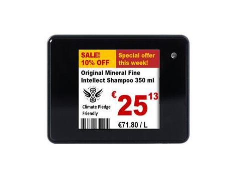 1.54 inch B/W/R/Y Four Colors ESL