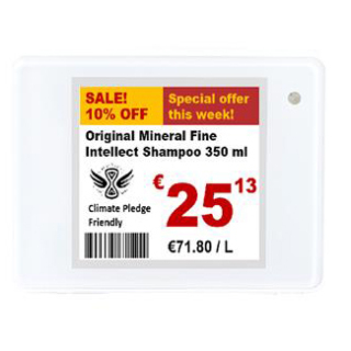 1.54 inch B/W/R/Y Four Colors ESL