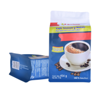 Flat bottom plastic packaging bag