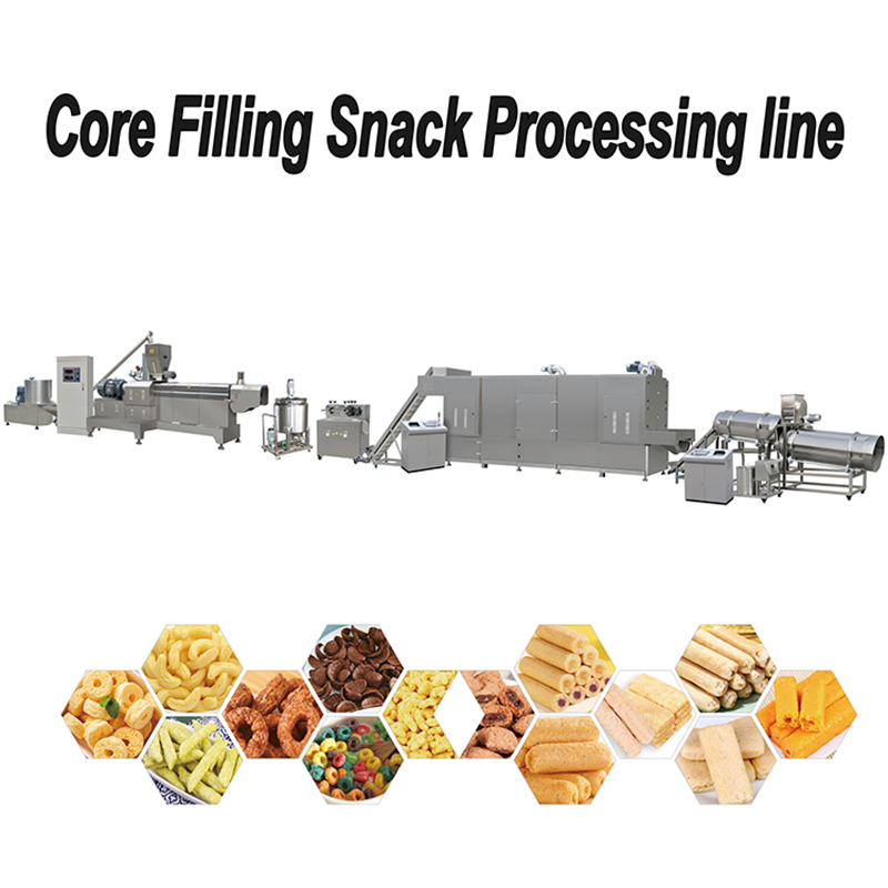 Automatic Core Filling Extrusion Snack Food Machine