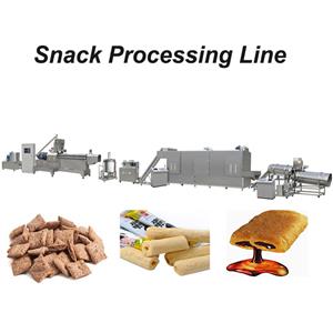 Linha de processamento automática completa para máquinas de salgadinhos para enchimento de milho