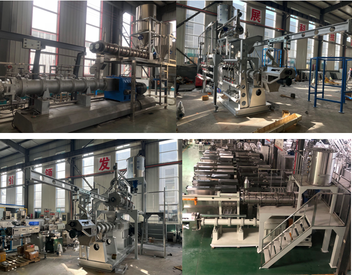 Low moisture texture soya protein twin screw extruder