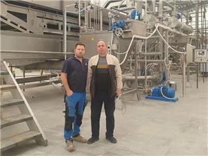 Large frying production line in Saudi Arabia customer