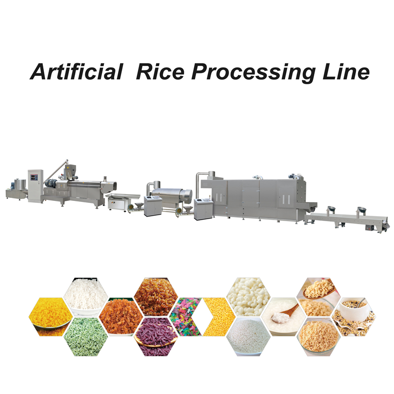 Machine de traitement de riz enrichi faisant la machine