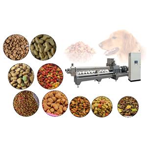Línea automática de máquina para fabricar pellets de comida para perros