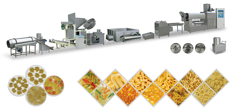 snack processing line