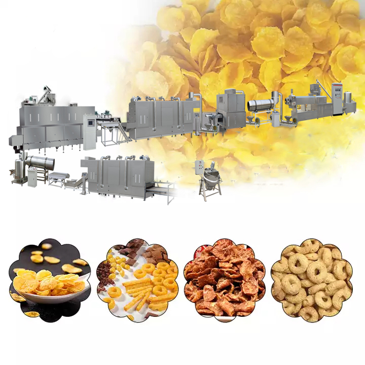 How to make Corn flakes production line