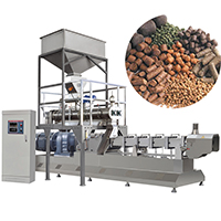 Fish food extrusion system