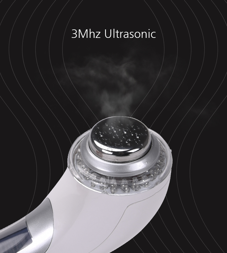 ultrasonic photon therapy beauty device