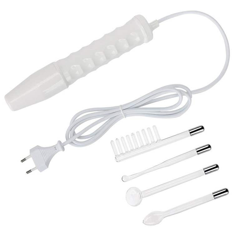 4 Glass Tubes High Frequency Facial Electrode Wand Ozone Therapy