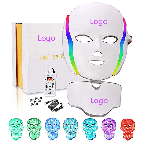 Colorful led beauty mask